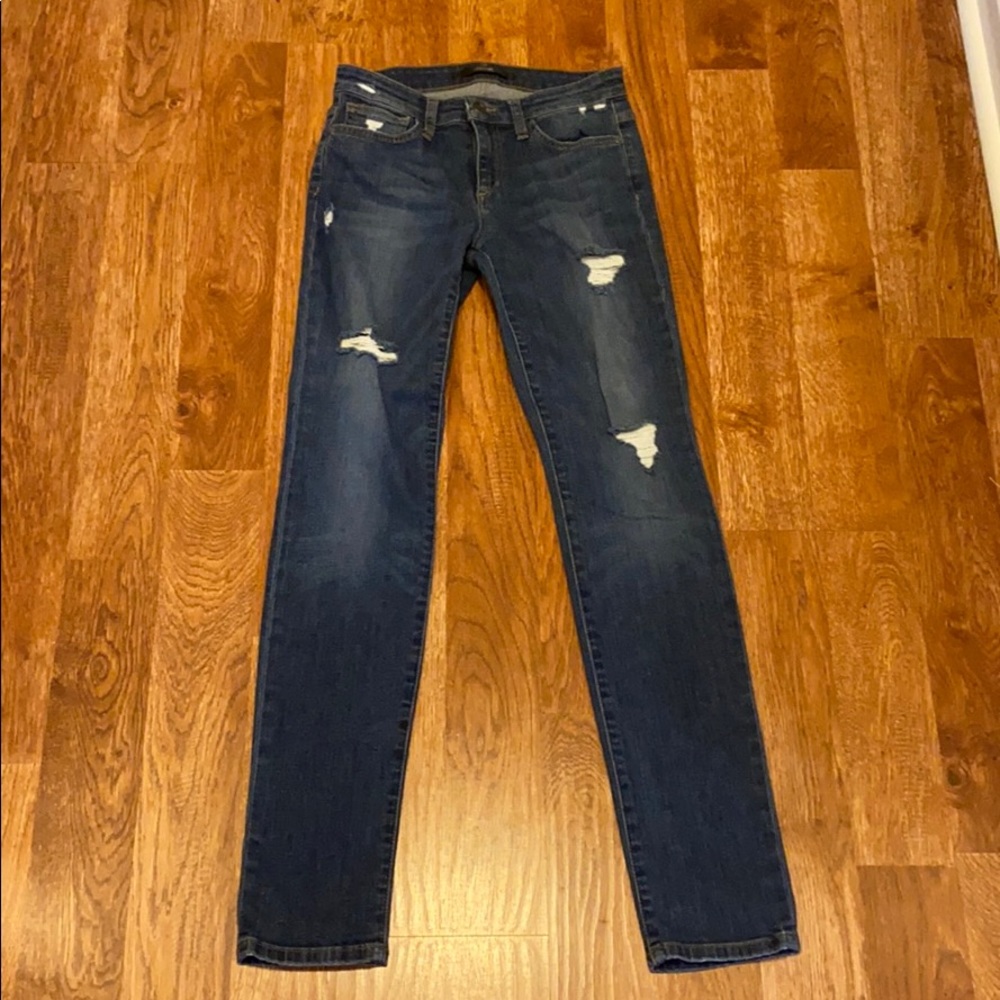 Joe’s Jeans Straight Leg Distressed Jeans
